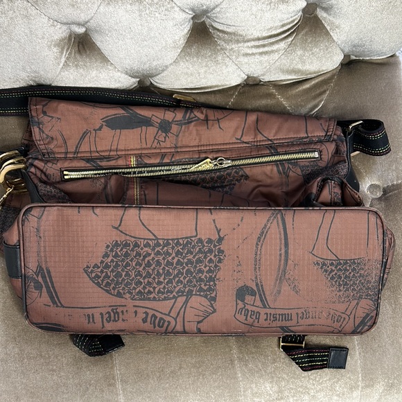 L.A.M.B. Gwen Stefani LeSportSac Y2K Vintage retired school large messenger bag - Picture 3 of 17